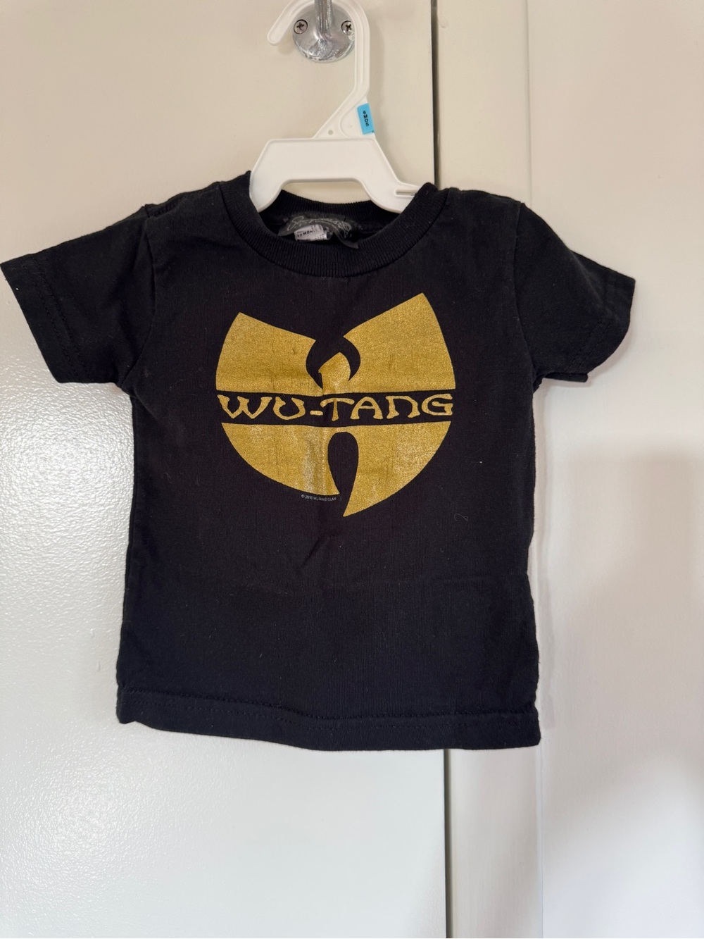 Sourpuss Black Tee with Gold Wu-Tang Logo